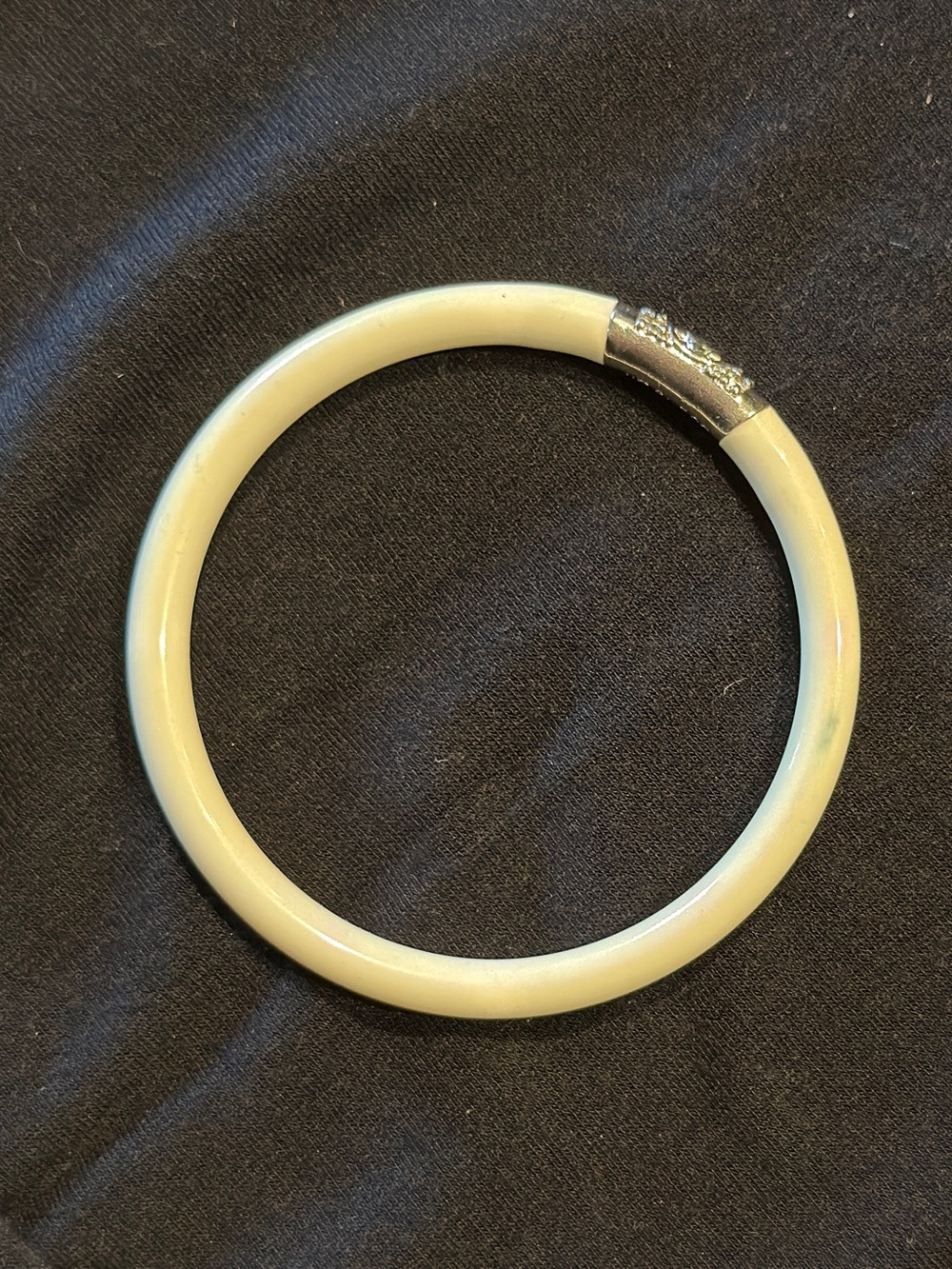 Budhagirl Three Kings All Weather Bangles - Ivory, M - Picture 6 of 8